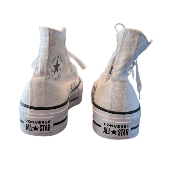Converse Chuck Taylor All Star Lift Platform Canvas High Top Women’s 6.5 White - Picture 5 of 15